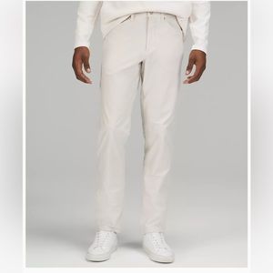 Lululemon Men ABC Classic-Fit Pant 32" Utilitech in Bone Color, Size 31